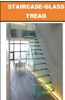 Glass Staircase Tread
