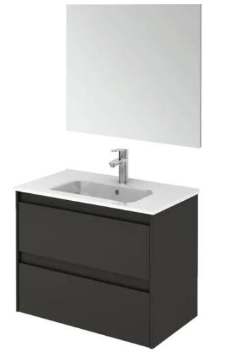 Lavatory With Mirror
