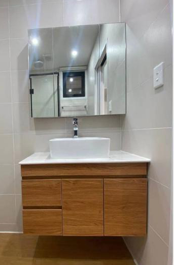 Lavatory With Mirror Cabinet